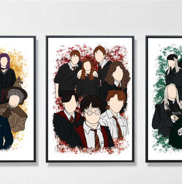 PLAKAT Hogwart Harry Potter GRYFFINDOR