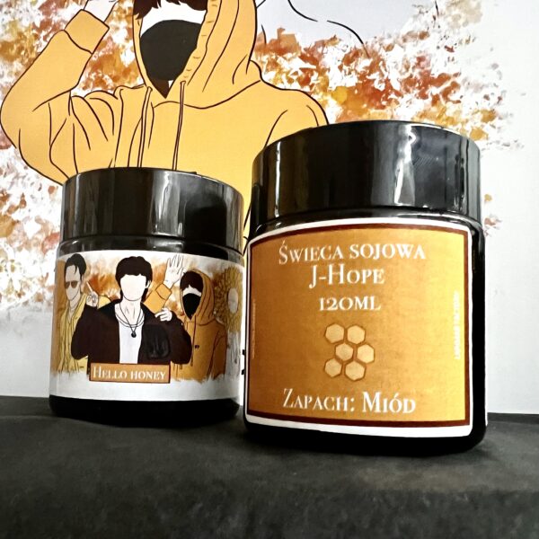 Świeca sojowa 120 ml "Hi Honey" J-HOPE