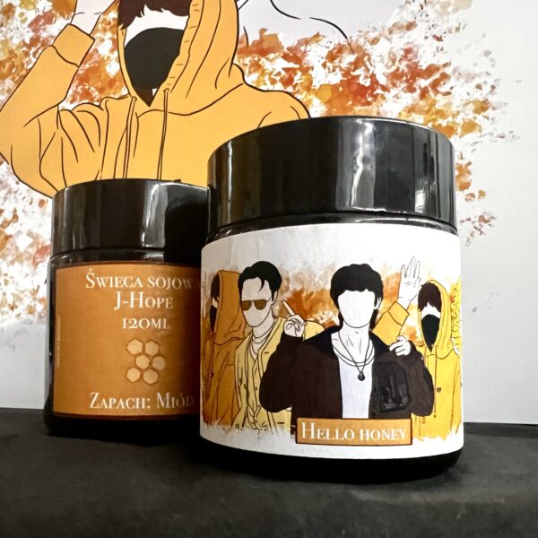 Świeca sojowa 120 ml "Hi Honey" J-HOPE