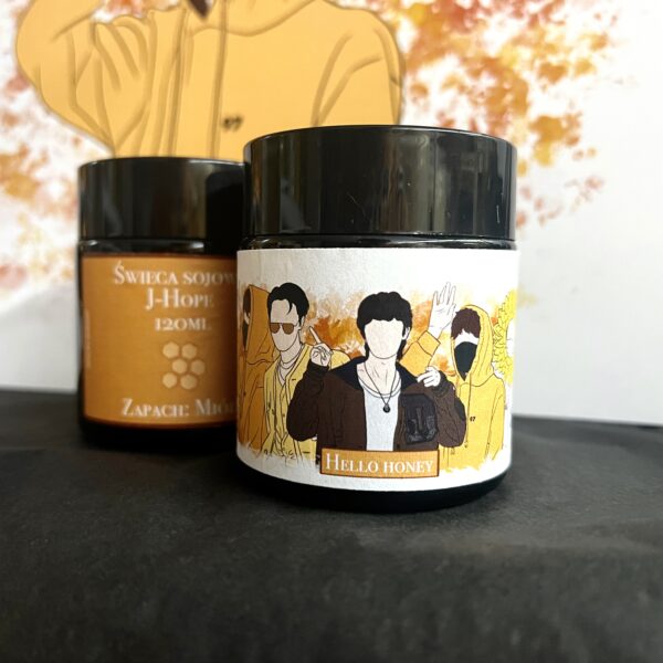 Świeca sojowa 120 ml "Hi Honey" J-HOPE