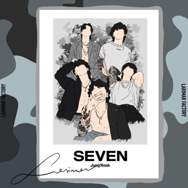 PLAKAT JUNGKOOK SEVEN