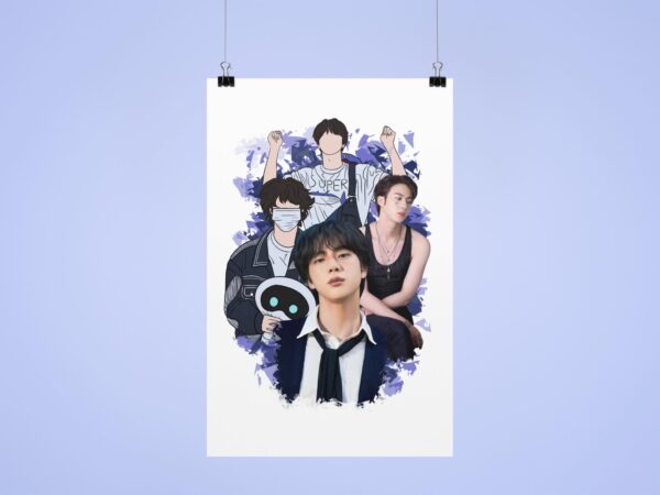 PLAKAT KOMPOZYCYJNY SEOKJIN