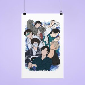 PLAKAT BTS OT7 SOLO EDITION