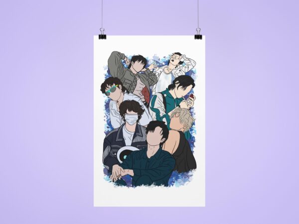 PLAKAT BTS OT7 SOLO EDITION