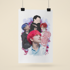 PLAKAT KOMPOZYCYJNY ATEEZ HONGJOONG